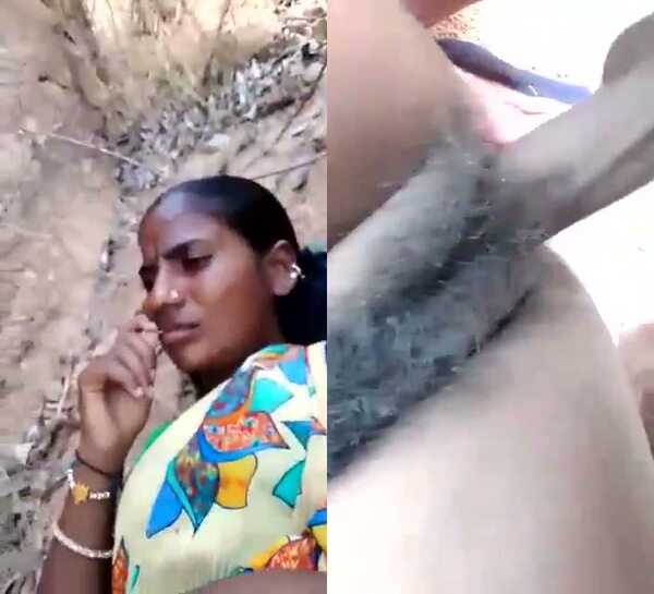 Amateur village sexy tamil aunty cheating hairy pussy fucked bf outdoor